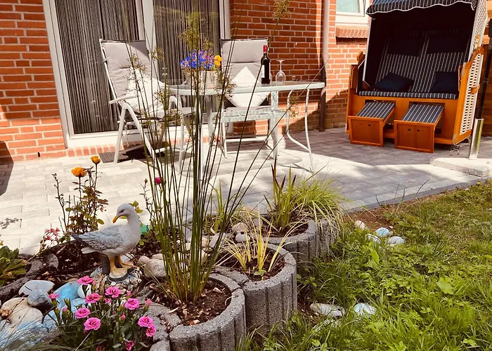 Seelund - Meeresrauschen Lauschen - Ruhiges Sonniges Apartment Mit Garten Und Terrasse Nahe Strand Und Ostsee
